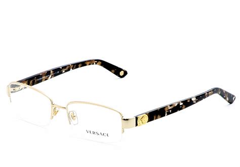 versace gold eyeglasses mens|Versace rimless eyeglasses.